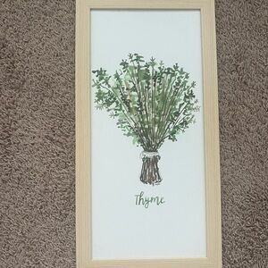Framed Thyme Herb Art Print
